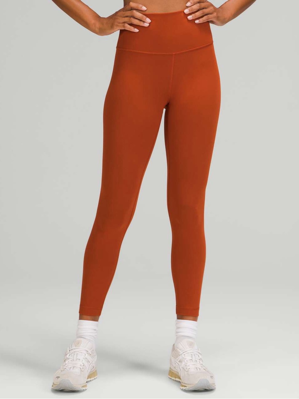 High-Rise Rust Performance Leggings - Women's